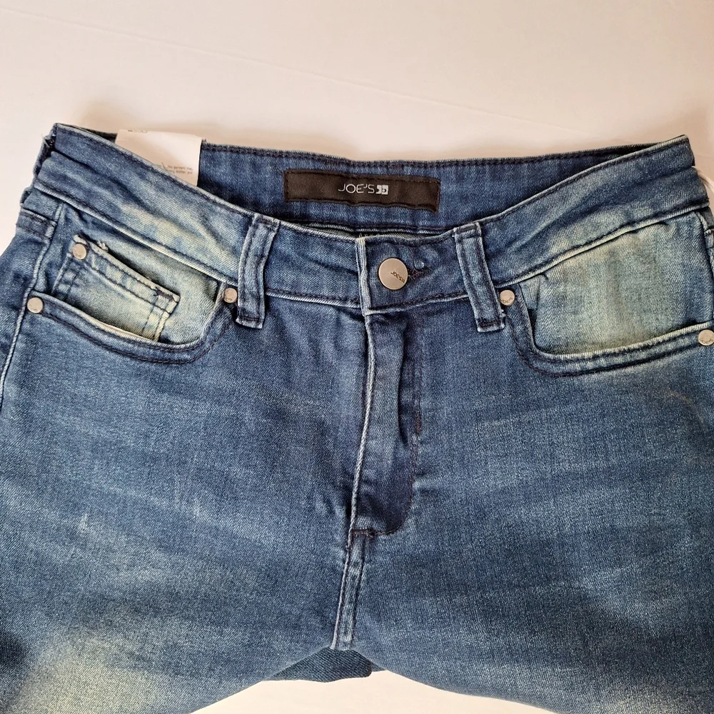 Joe's Dark Wash Jeans Straight Leg Brixton Faded Teen Boy Kids 14 NEW